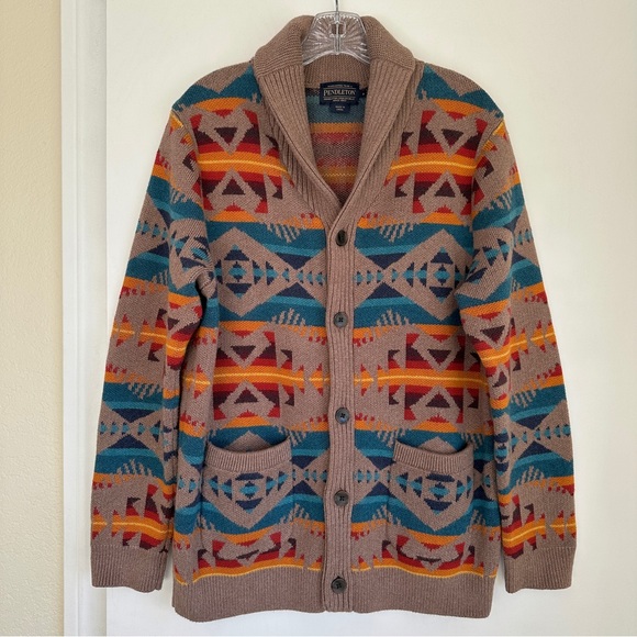 Pendleton Men's Los Lunas Cotton Cardigan, Small - Picture 2 of 15